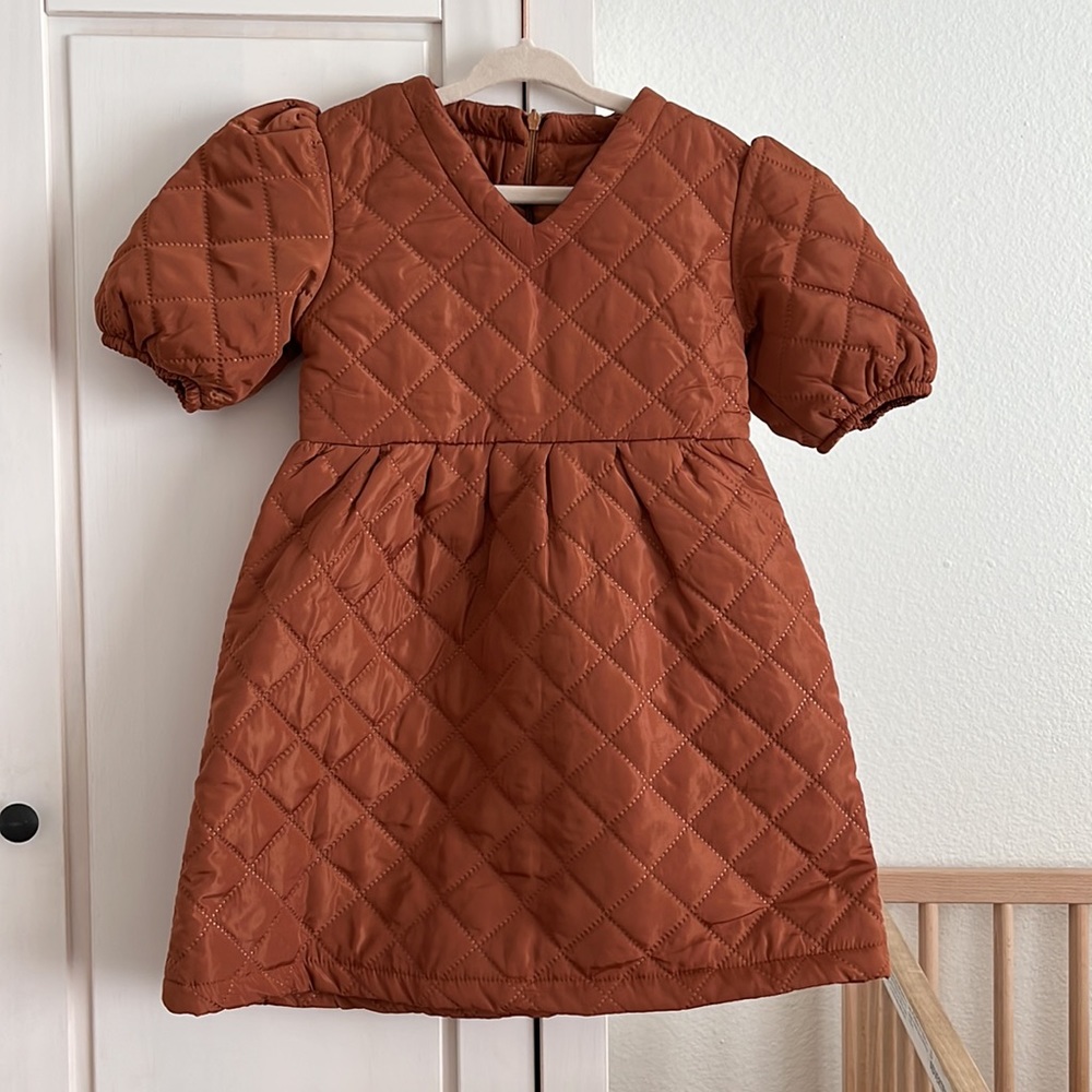 SHEIN (EUC) | girls quilted dress
